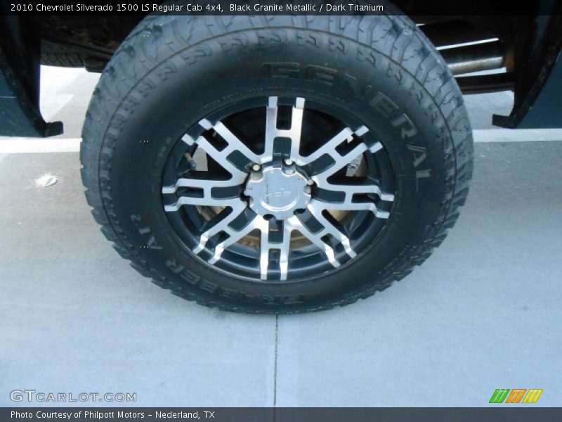 Custom Wheels of 2010 Silverado 1500 LS Regular Cab 4x4