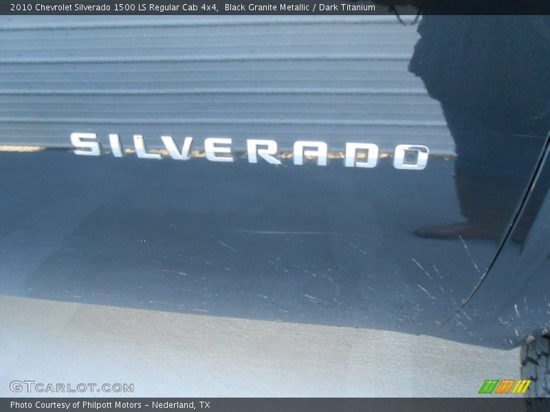 Black Granite Metallic / Dark Titanium 2010 Chevrolet Silverado 1500 LS Regular Cab 4x4