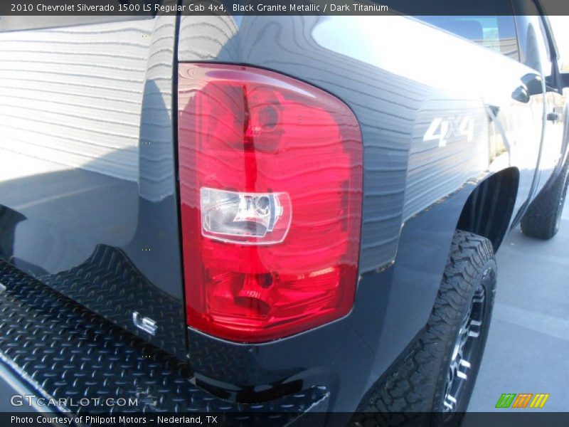 Black Granite Metallic / Dark Titanium 2010 Chevrolet Silverado 1500 LS Regular Cab 4x4