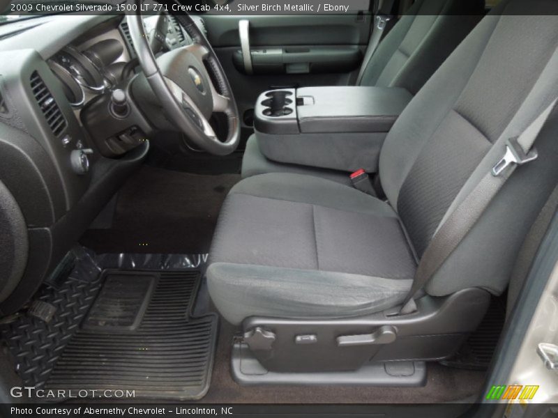 Silver Birch Metallic / Ebony 2009 Chevrolet Silverado 1500 LT Z71 Crew Cab 4x4