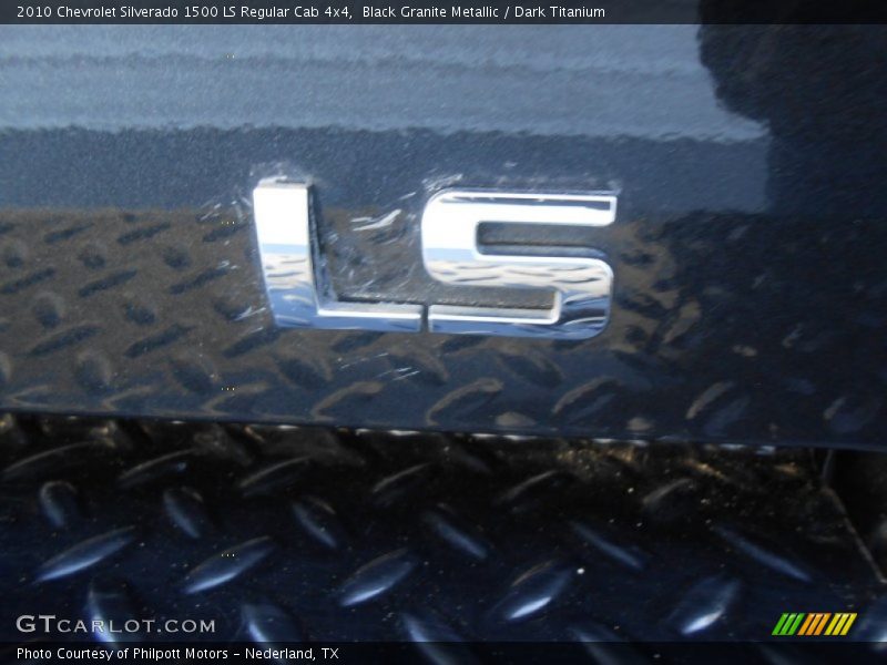 Black Granite Metallic / Dark Titanium 2010 Chevrolet Silverado 1500 LS Regular Cab 4x4