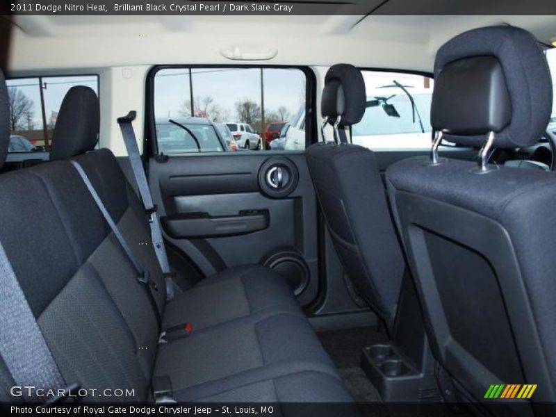 Brilliant Black Crystal Pearl / Dark Slate Gray 2011 Dodge Nitro Heat