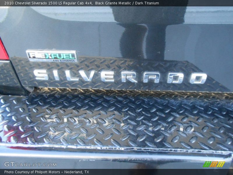Black Granite Metallic / Dark Titanium 2010 Chevrolet Silverado 1500 LS Regular Cab 4x4
