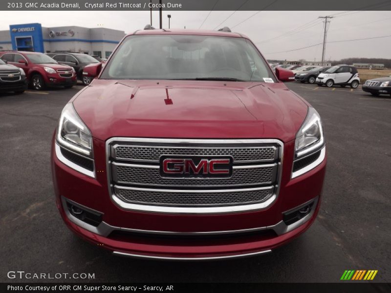 Crystal Red Tintcoat / Cocoa Dune 2013 GMC Acadia Denali