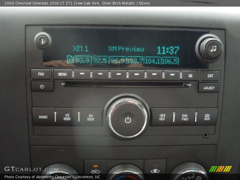 Audio System of 2009 Silverado 1500 LT Z71 Crew Cab 4x4