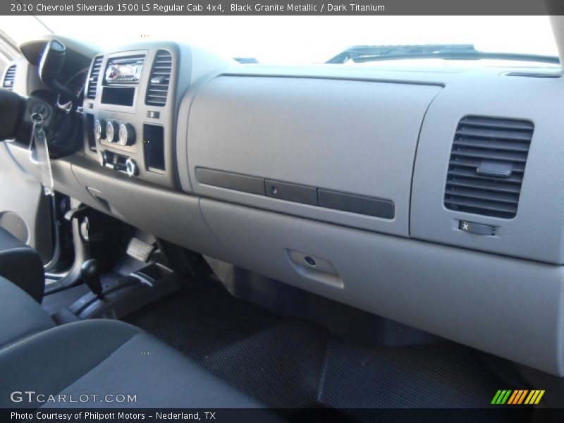Black Granite Metallic / Dark Titanium 2010 Chevrolet Silverado 1500 LS Regular Cab 4x4