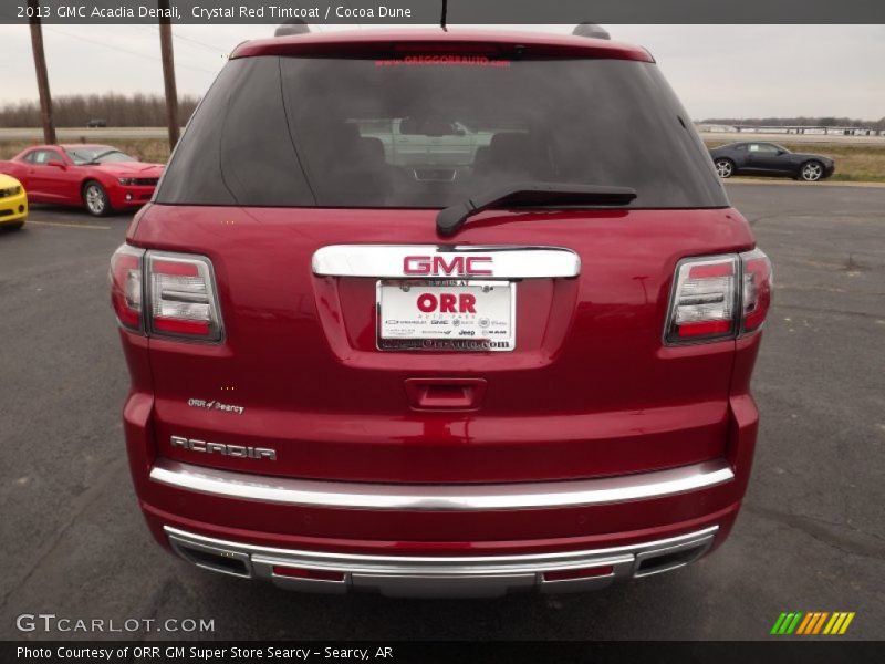 Crystal Red Tintcoat / Cocoa Dune 2013 GMC Acadia Denali