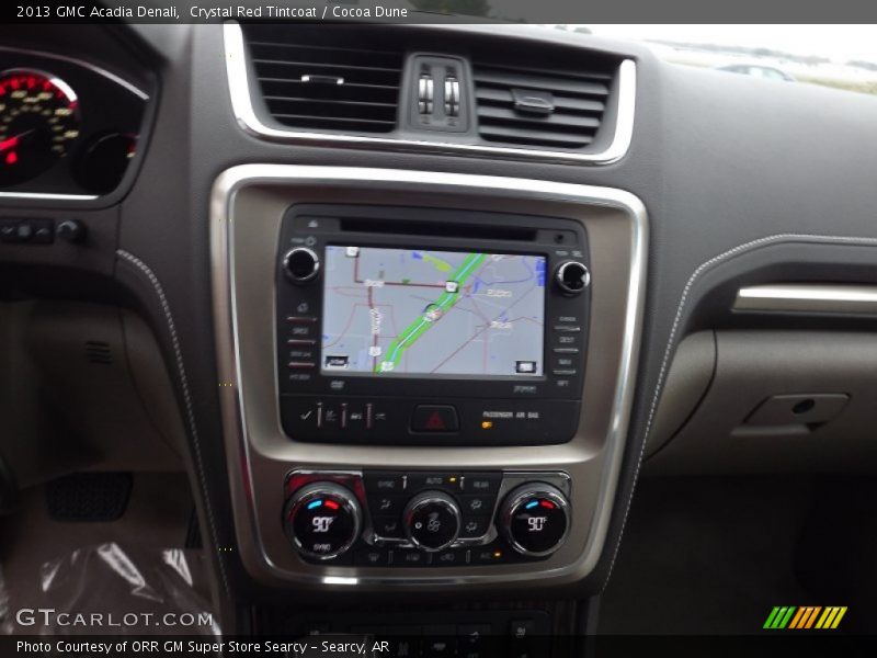 Crystal Red Tintcoat / Cocoa Dune 2013 GMC Acadia Denali