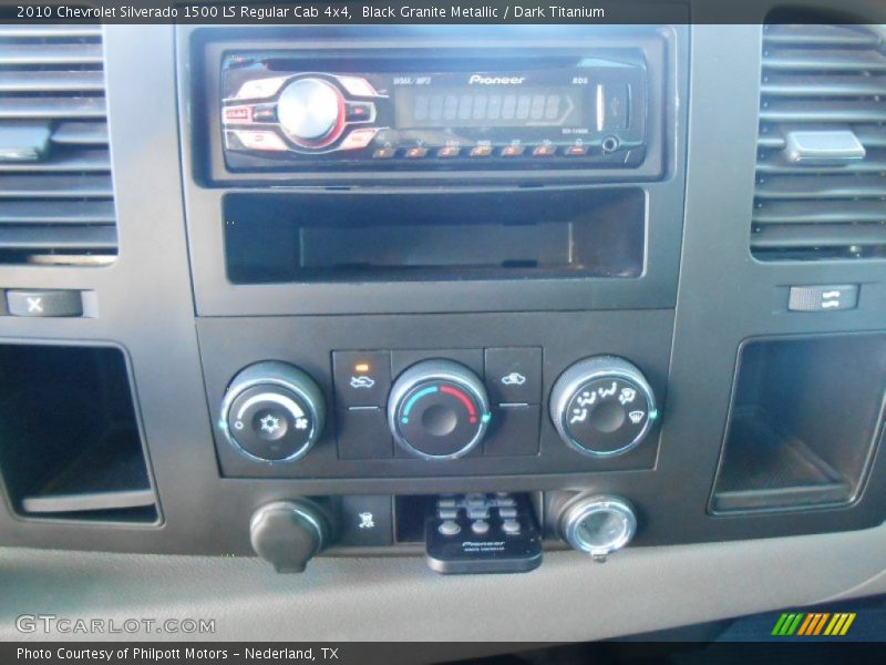 Black Granite Metallic / Dark Titanium 2010 Chevrolet Silverado 1500 LS Regular Cab 4x4