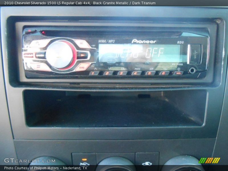 Black Granite Metallic / Dark Titanium 2010 Chevrolet Silverado 1500 LS Regular Cab 4x4