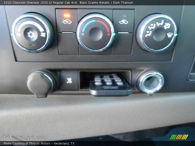 Black Granite Metallic / Dark Titanium 2010 Chevrolet Silverado 1500 LS Regular Cab 4x4