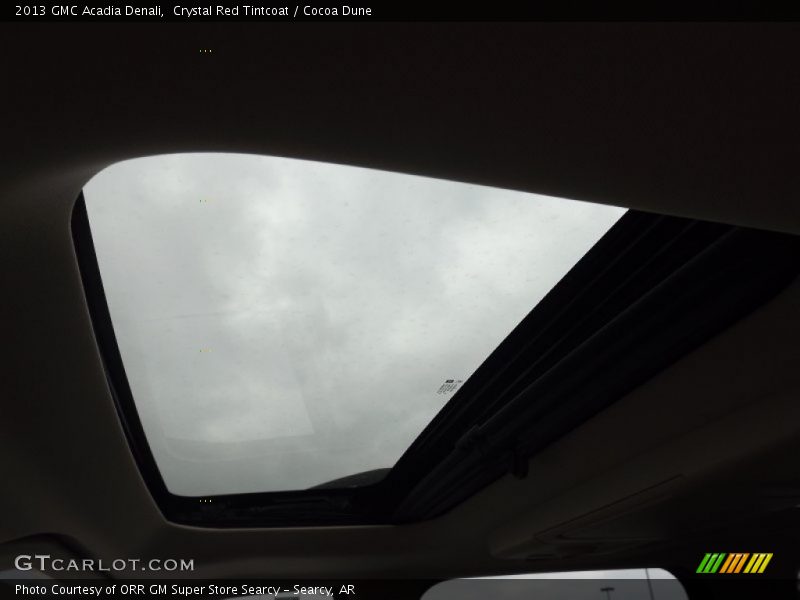 Crystal Red Tintcoat / Cocoa Dune 2013 GMC Acadia Denali