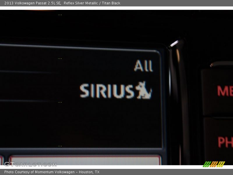 Reflex Silver Metallic / Titan Black 2013 Volkswagen Passat 2.5L SE