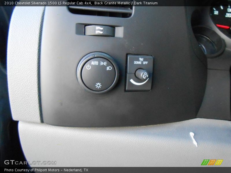 Black Granite Metallic / Dark Titanium 2010 Chevrolet Silverado 1500 LS Regular Cab 4x4