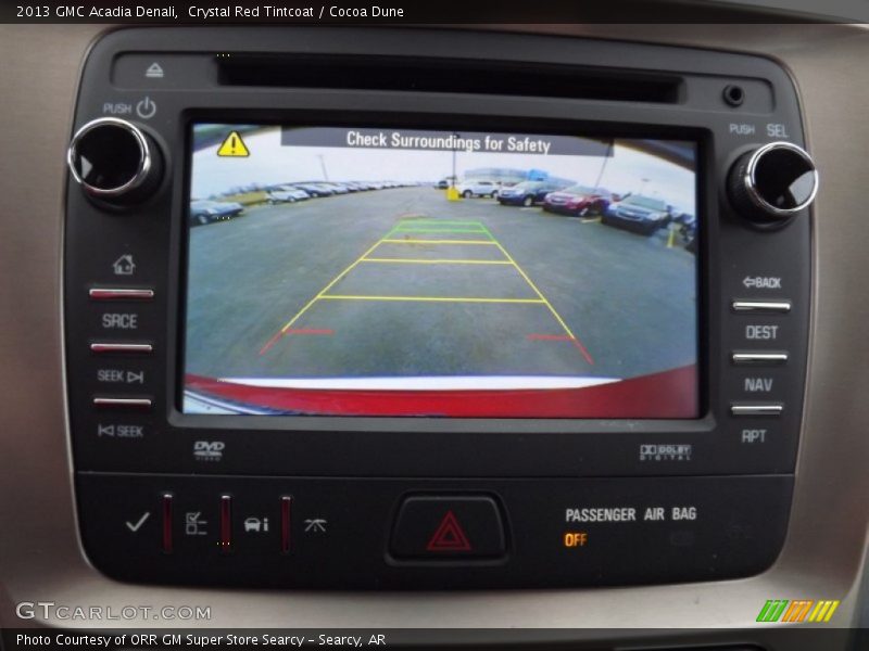 Crystal Red Tintcoat / Cocoa Dune 2013 GMC Acadia Denali