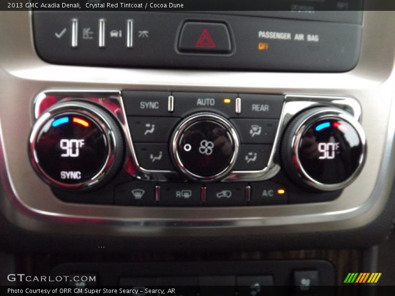 Crystal Red Tintcoat / Cocoa Dune 2013 GMC Acadia Denali