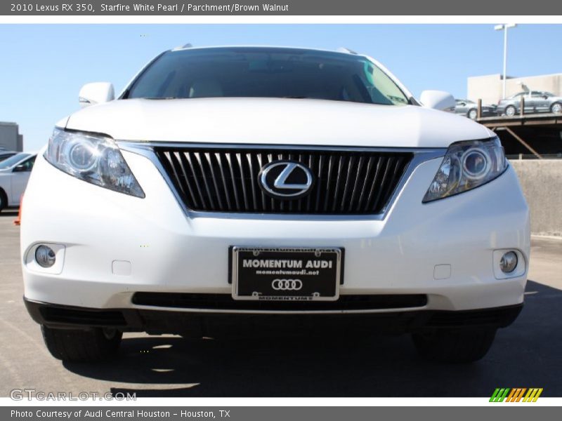 Starfire White Pearl / Parchment/Brown Walnut 2010 Lexus RX 350