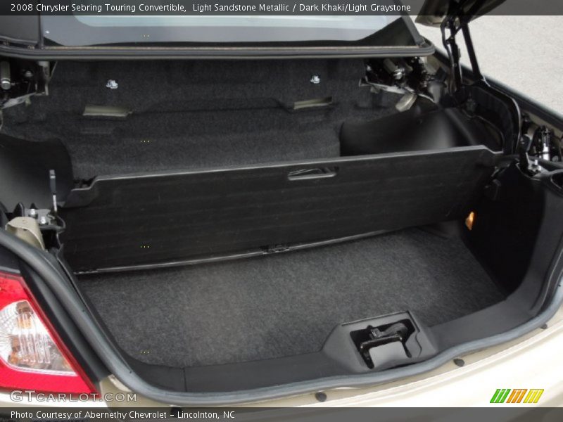 Light Sandstone Metallic / Dark Khaki/Light Graystone 2008 Chrysler Sebring Touring Convertible