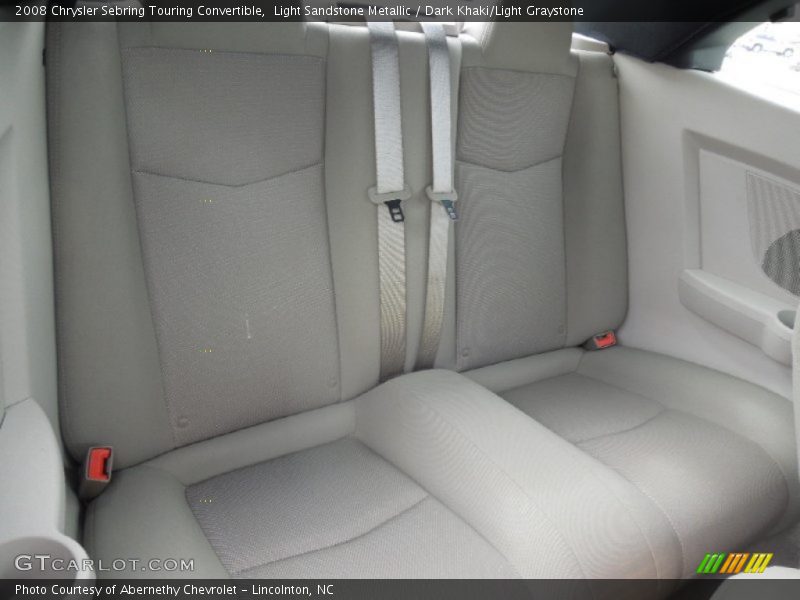 Light Sandstone Metallic / Dark Khaki/Light Graystone 2008 Chrysler Sebring Touring Convertible