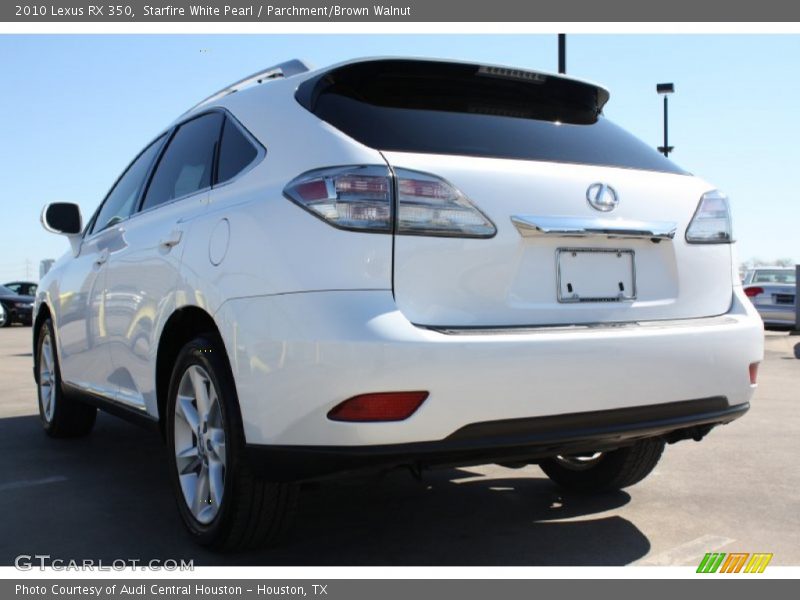 Starfire White Pearl / Parchment/Brown Walnut 2010 Lexus RX 350