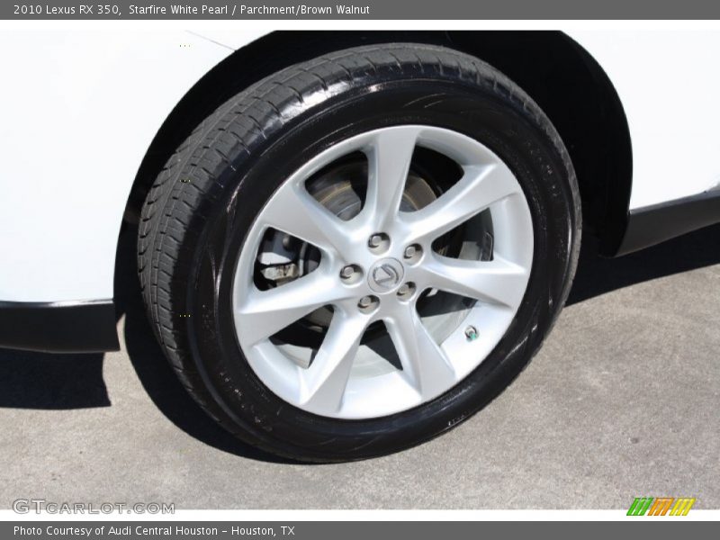 Starfire White Pearl / Parchment/Brown Walnut 2010 Lexus RX 350
