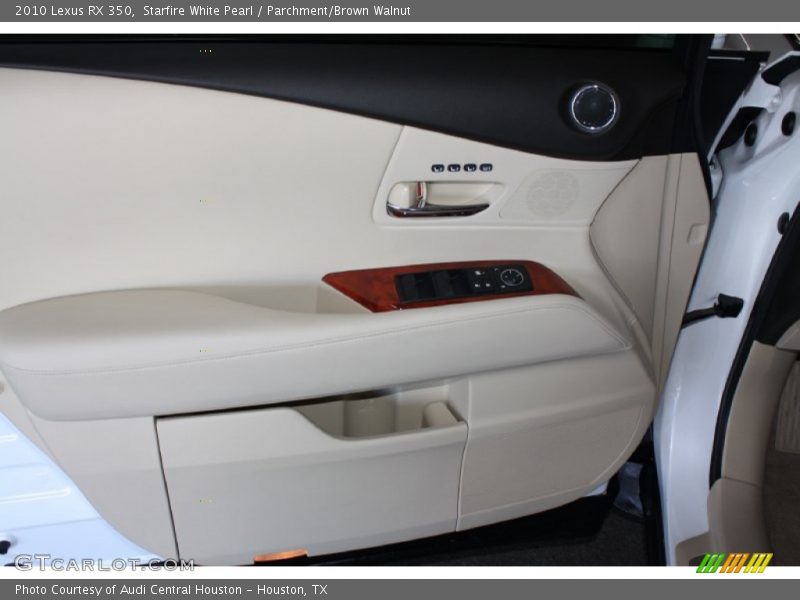 Starfire White Pearl / Parchment/Brown Walnut 2010 Lexus RX 350