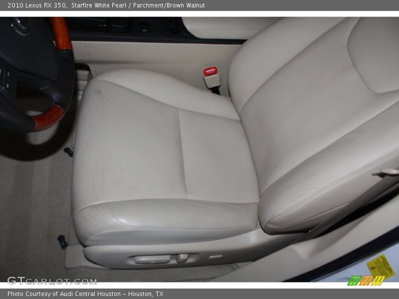Starfire White Pearl / Parchment/Brown Walnut 2010 Lexus RX 350