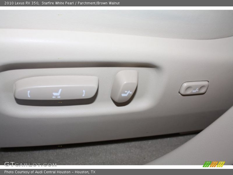 Starfire White Pearl / Parchment/Brown Walnut 2010 Lexus RX 350