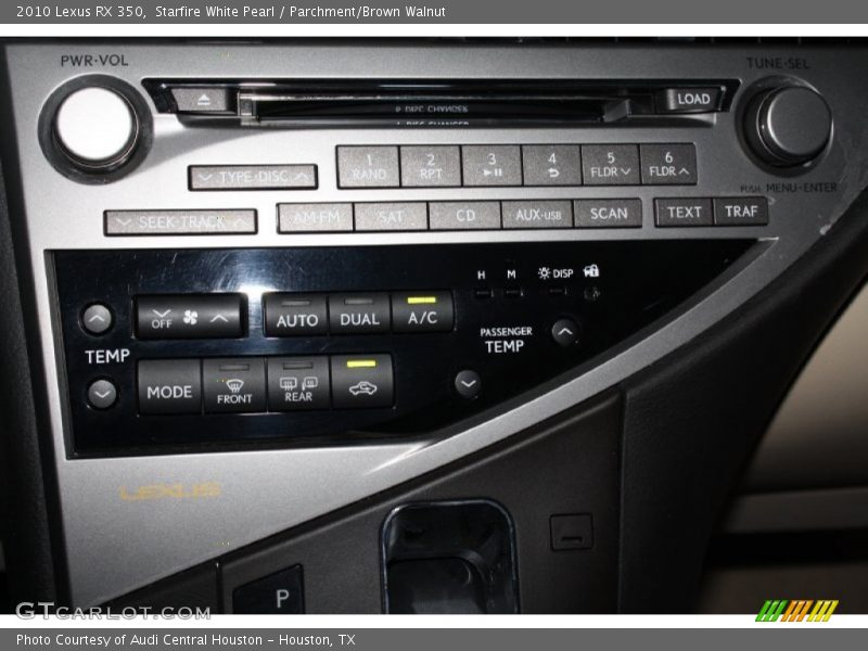 Starfire White Pearl / Parchment/Brown Walnut 2010 Lexus RX 350