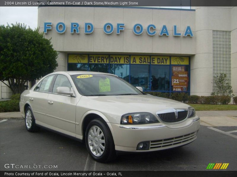 Cashmere Tri-Coat / Dark Stone/Medium Light Stone 2004 Lincoln LS Luxury