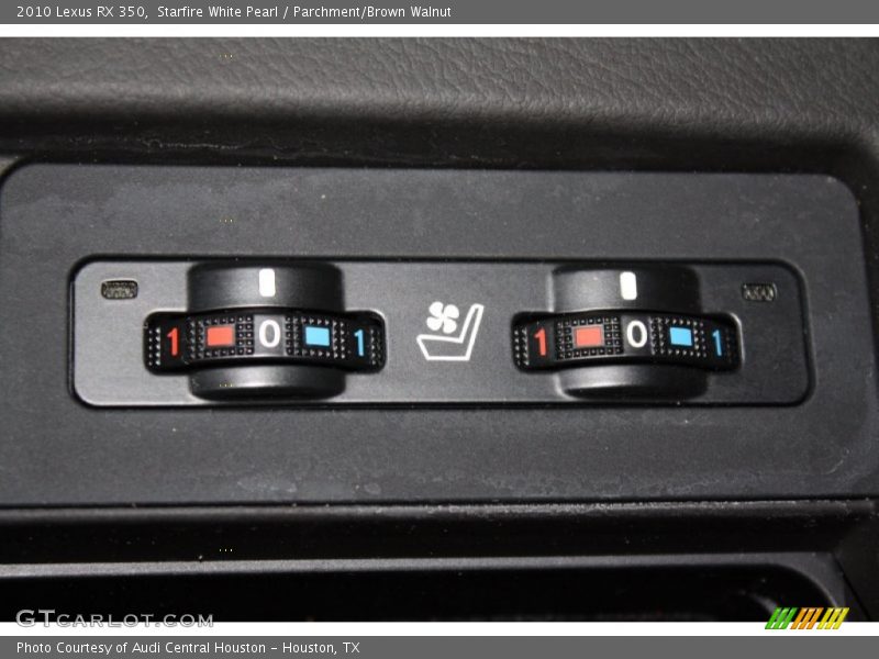 Starfire White Pearl / Parchment/Brown Walnut 2010 Lexus RX 350