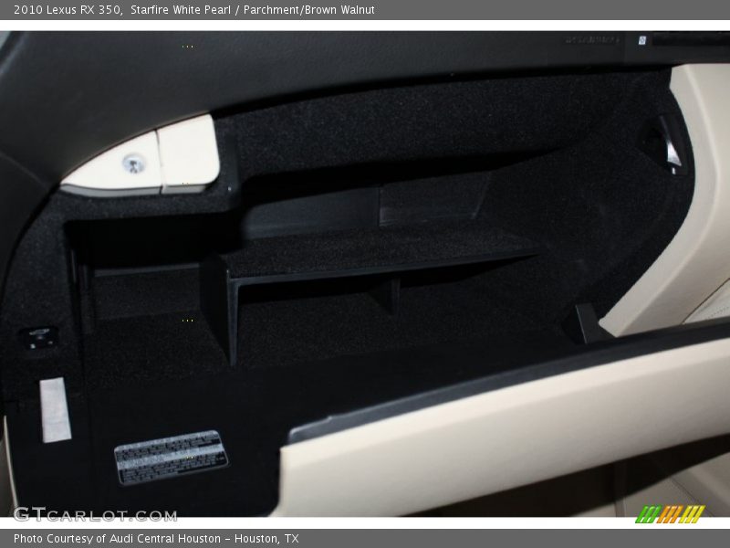 Starfire White Pearl / Parchment/Brown Walnut 2010 Lexus RX 350