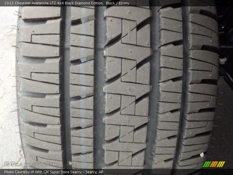 Black / Ebony 2013 Chevrolet Avalanche LTZ 4x4 Black Diamond Edition