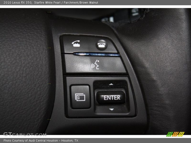 Starfire White Pearl / Parchment/Brown Walnut 2010 Lexus RX 350
