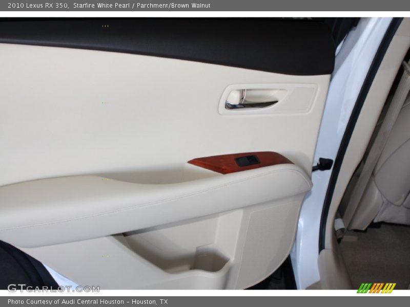 Starfire White Pearl / Parchment/Brown Walnut 2010 Lexus RX 350