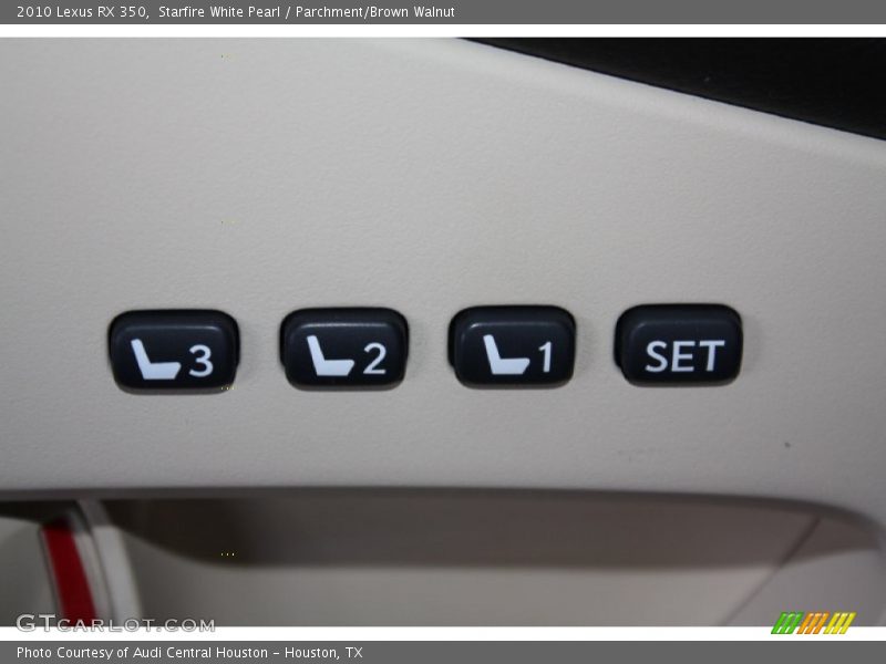 Starfire White Pearl / Parchment/Brown Walnut 2010 Lexus RX 350