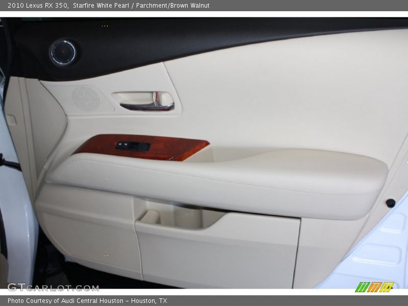 Starfire White Pearl / Parchment/Brown Walnut 2010 Lexus RX 350