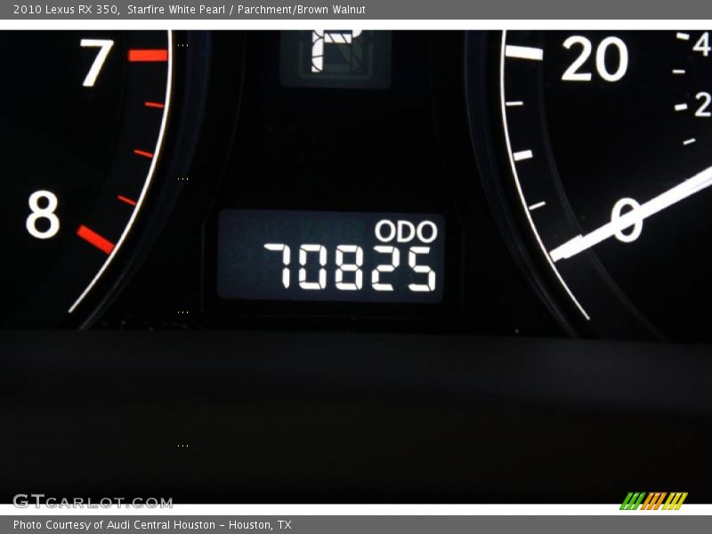 Starfire White Pearl / Parchment/Brown Walnut 2010 Lexus RX 350