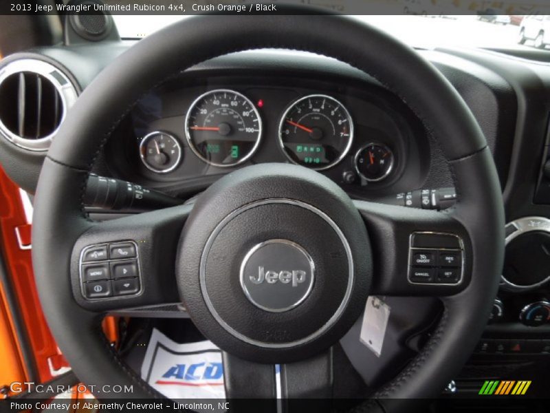  2013 Wrangler Unlimited Rubicon 4x4 Steering Wheel