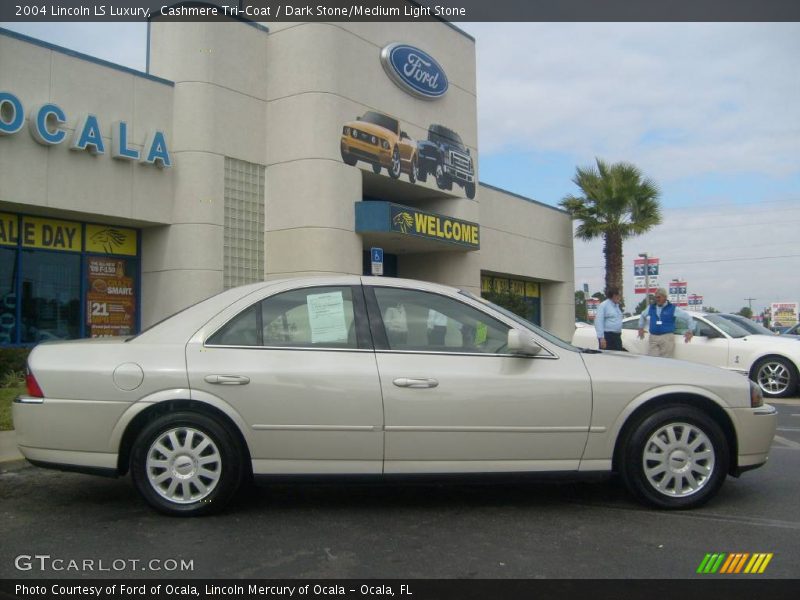 Cashmere Tri-Coat / Dark Stone/Medium Light Stone 2004 Lincoln LS Luxury