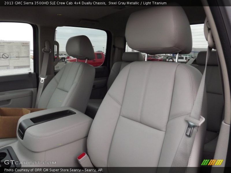 Front Seat of 2013 Sierra 3500HD SLE Crew Cab 4x4 Dually Chassis