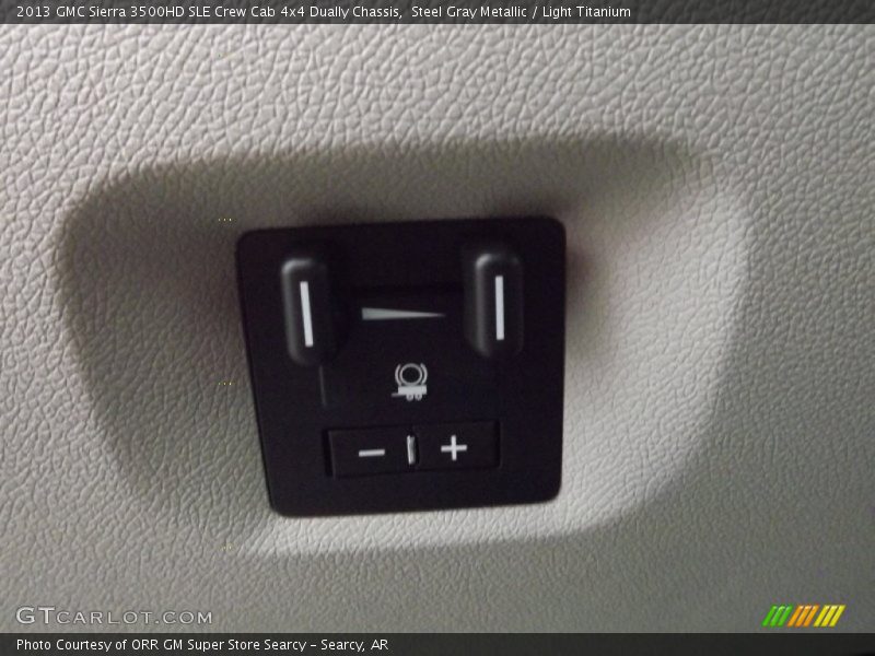 Steel Gray Metallic / Light Titanium 2013 GMC Sierra 3500HD SLE Crew Cab 4x4 Dually Chassis