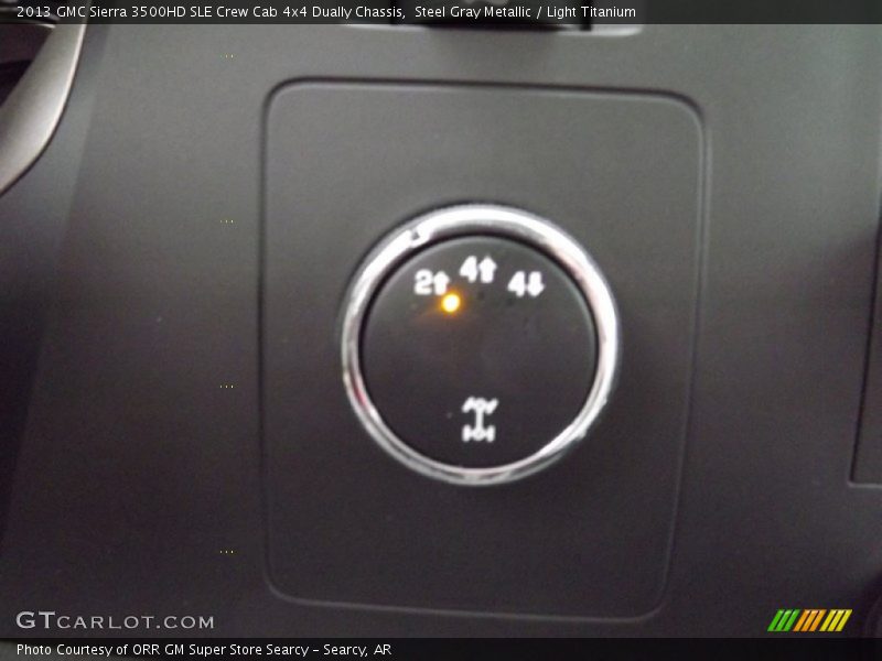 Steel Gray Metallic / Light Titanium 2013 GMC Sierra 3500HD SLE Crew Cab 4x4 Dually Chassis