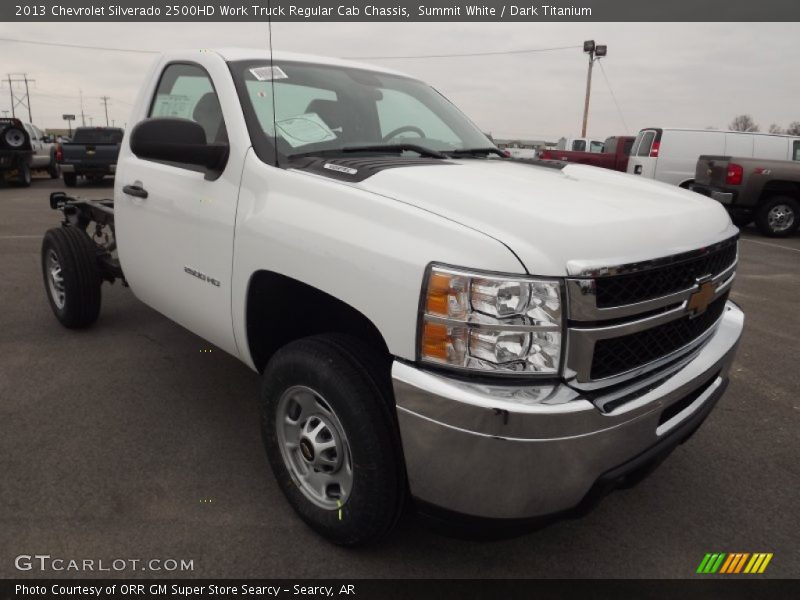 Front 3/4 View of 2013 Silverado 2500HD Work Truck Regular Cab Chassis