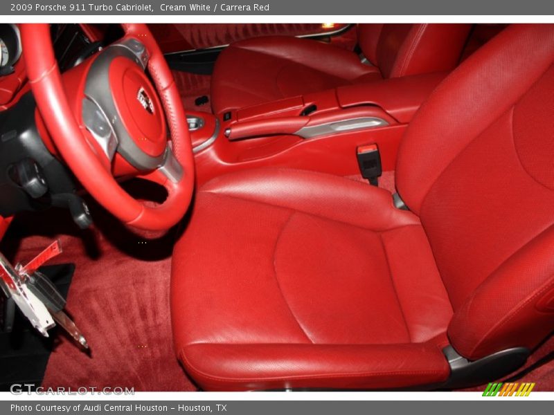  2009 911 Turbo Cabriolet Carrera Red Interior
