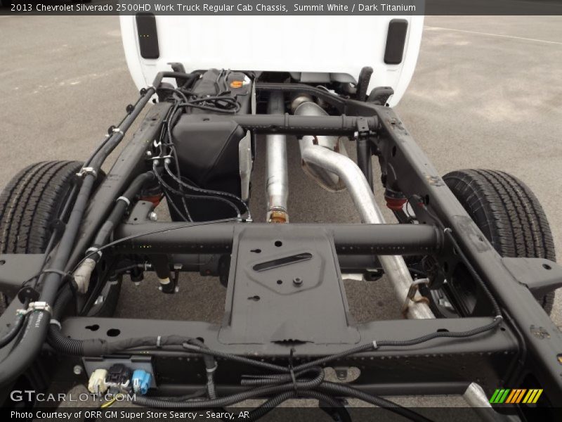 Undercarriage of 2013 Silverado 2500HD Work Truck Regular Cab Chassis
