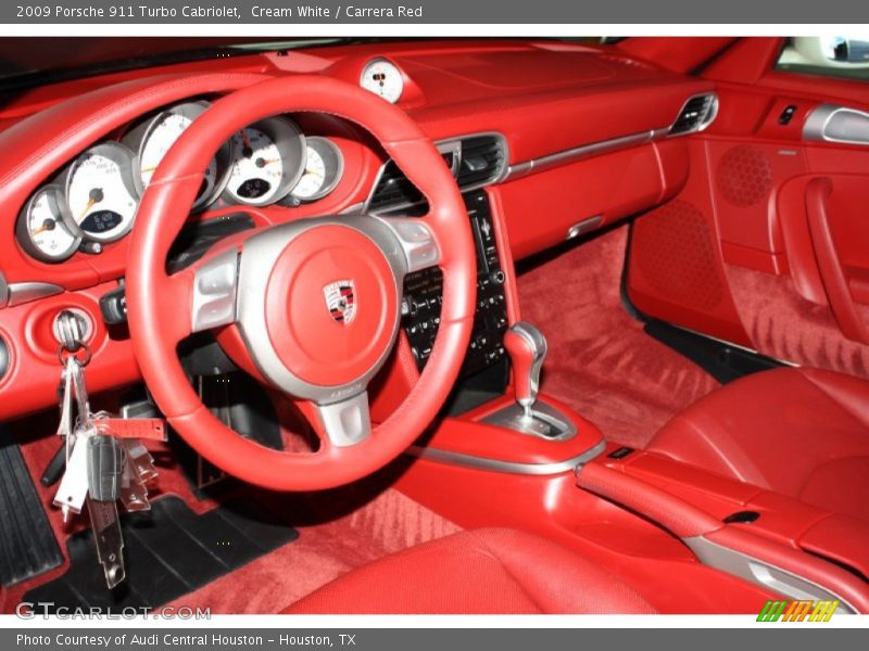 Carrera Red Interior - 2009 911 Turbo Cabriolet 