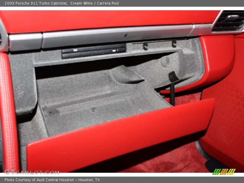 Cream White / Carrera Red 2009 Porsche 911 Turbo Cabriolet