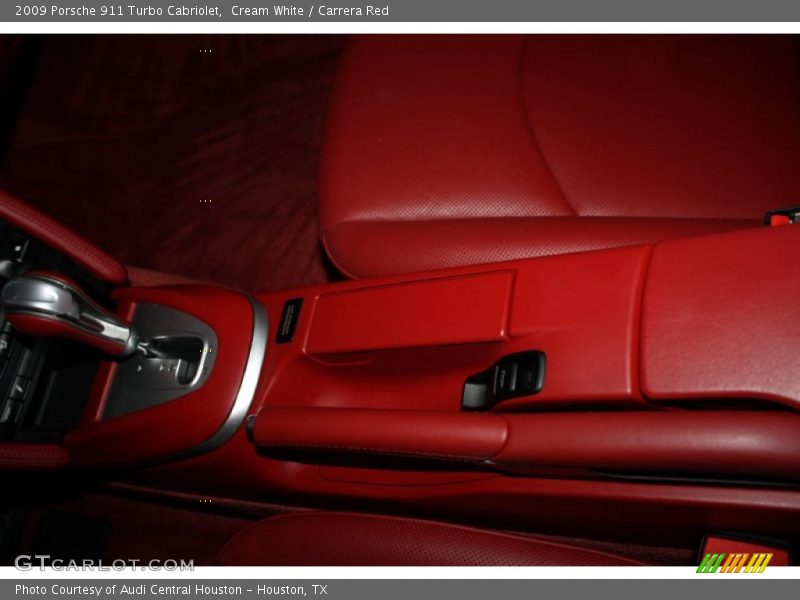 Cream White / Carrera Red 2009 Porsche 911 Turbo Cabriolet