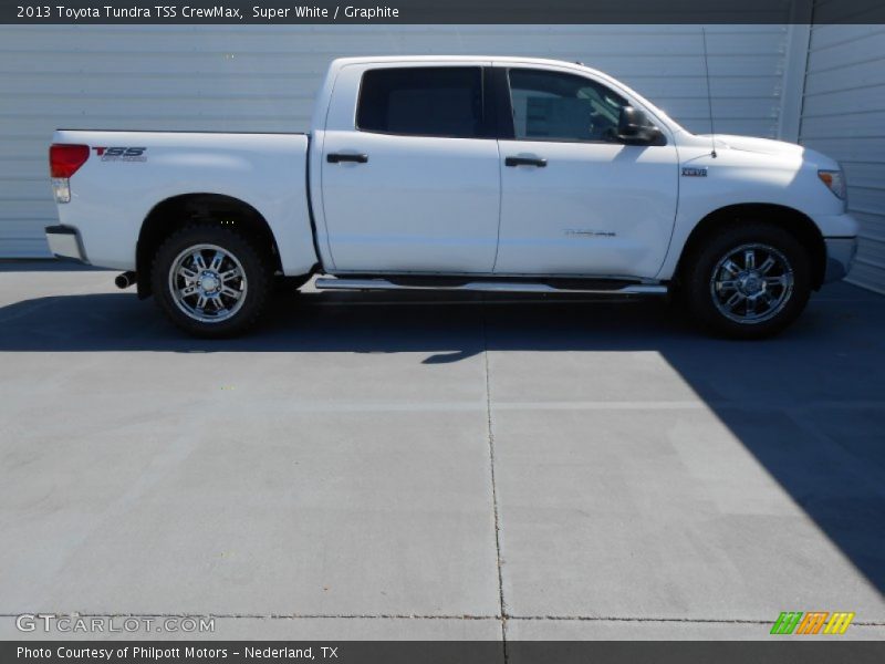 Super White / Graphite 2013 Toyota Tundra TSS CrewMax